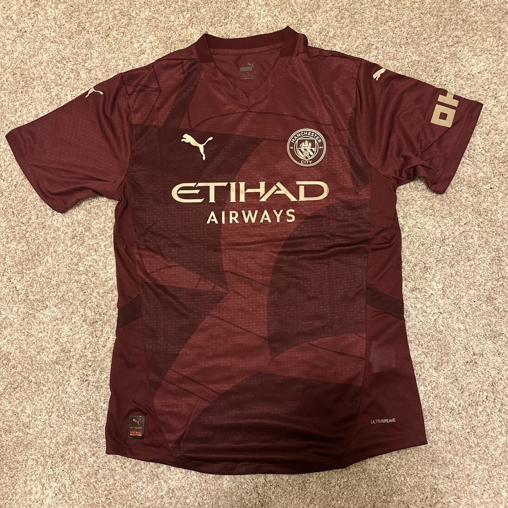 Puma - Manchester City 24/25 Jersey - Player Version - Medium - See Measurments